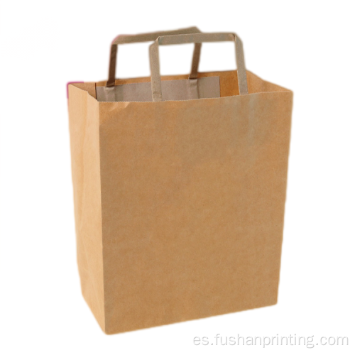 Bolso de papel biodegradable de Brown Craft